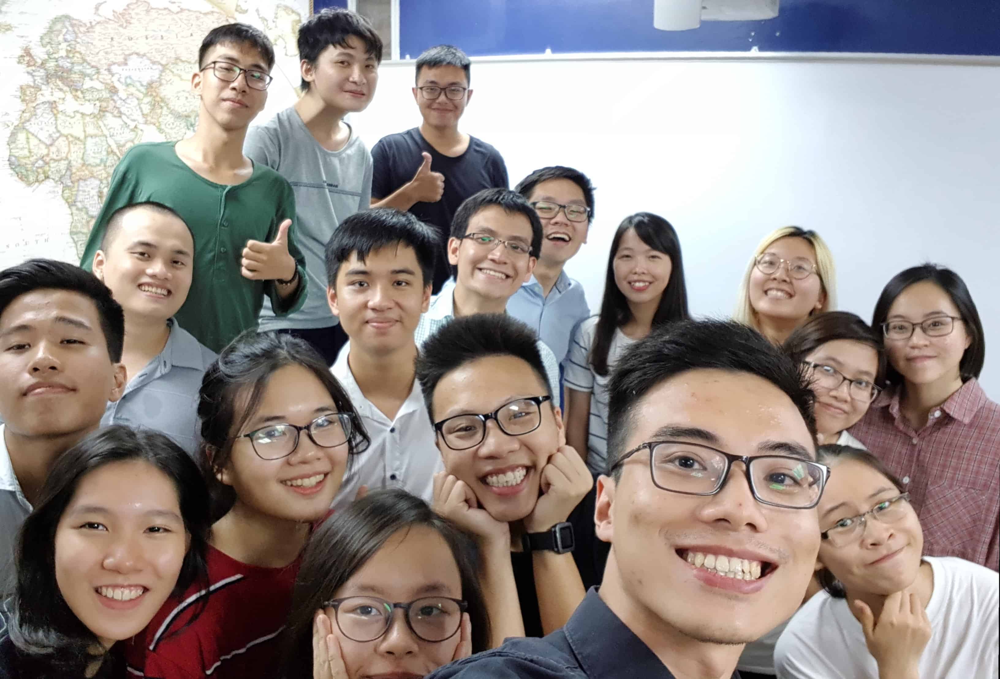 Học viên và ban tổ chức Pencil Philosophy, năm 2017